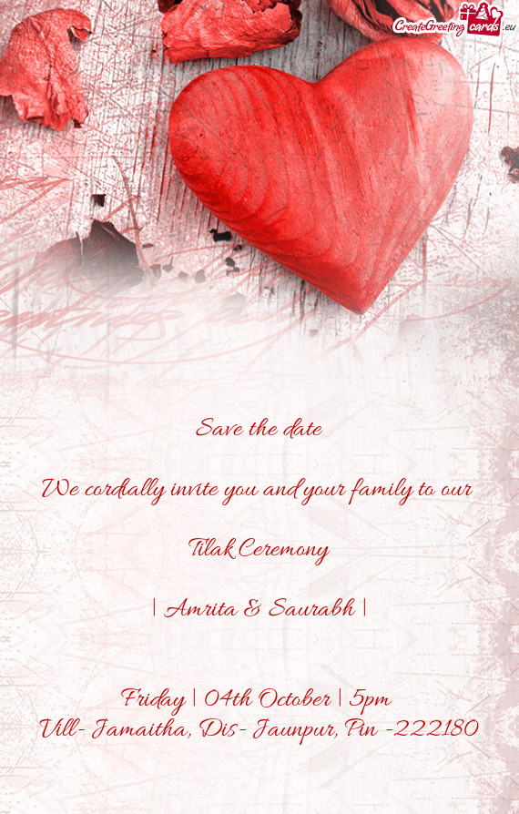 | Amrita & Saurabh |