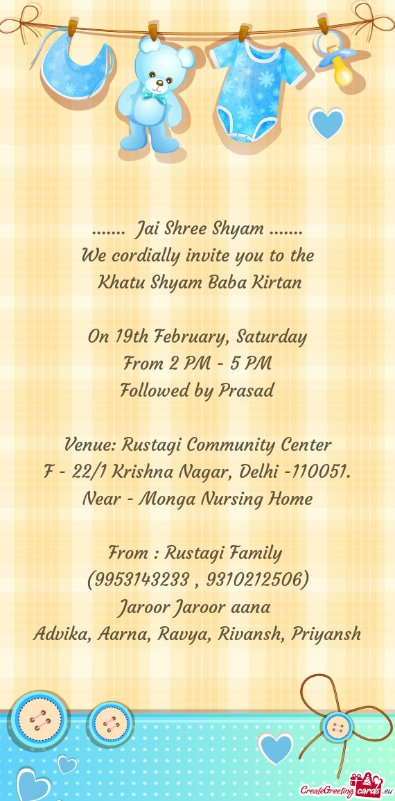 ??…. Jai Shree Shyam ……