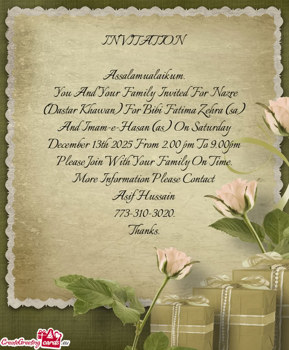 00pm Please Join With Your Family On Time