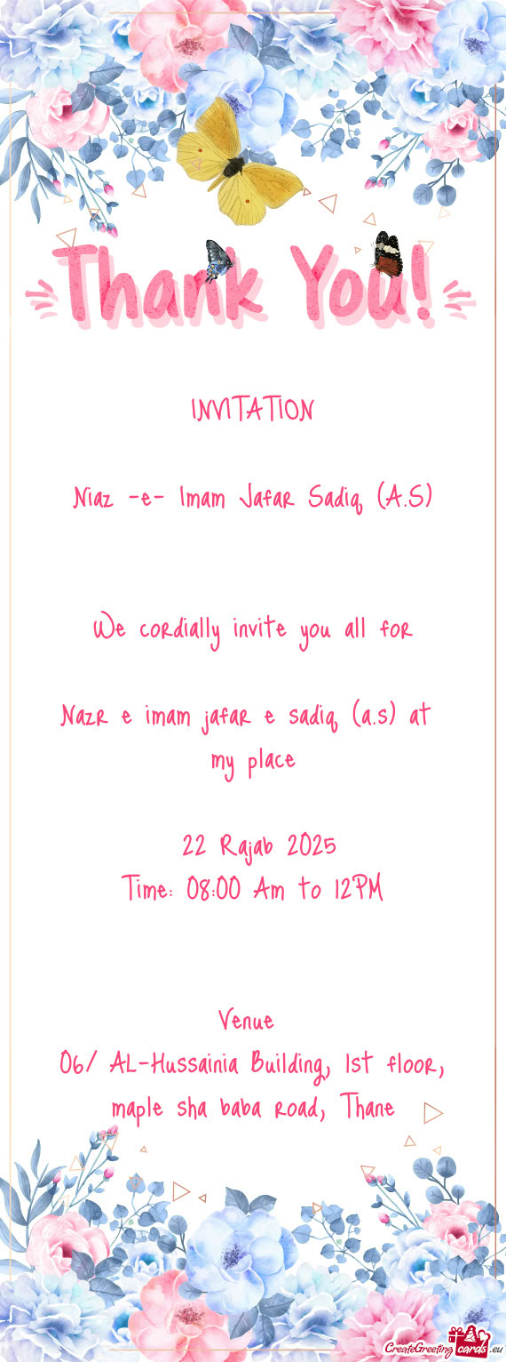 06/ AL-Hussainia Building, 1st floor, maple sha baba road, Thane