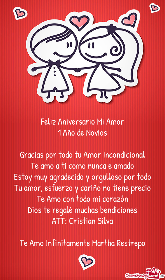 1 Año de Novios