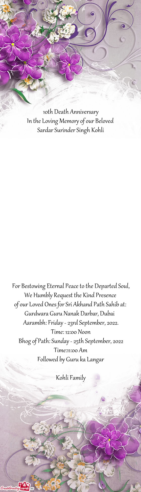 10th Death Anniversary