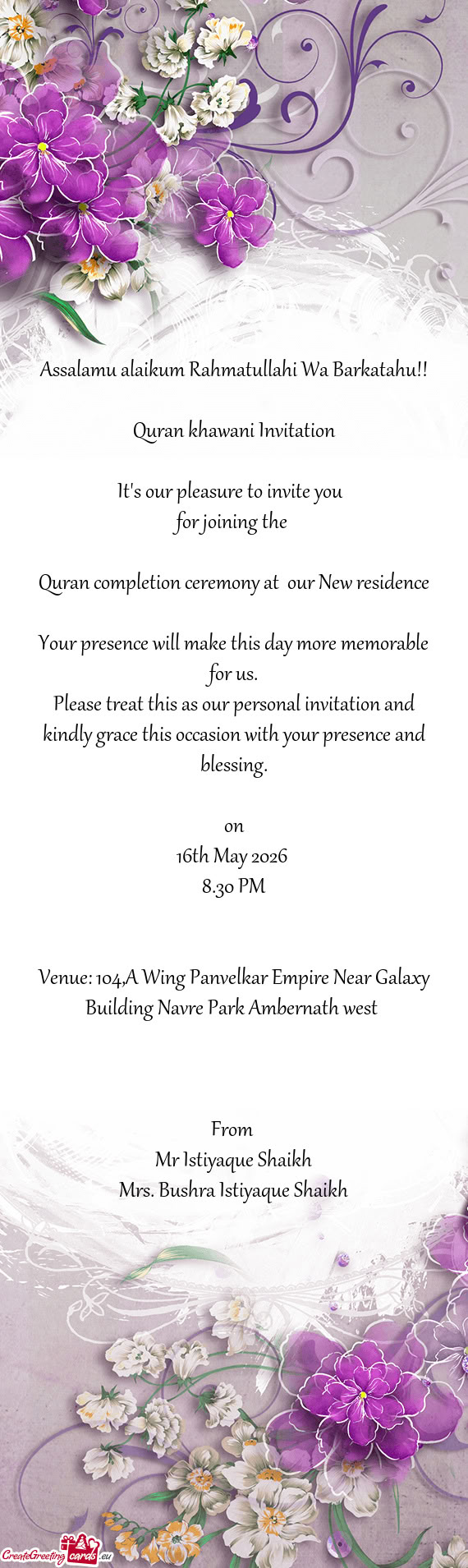 16th May 2026