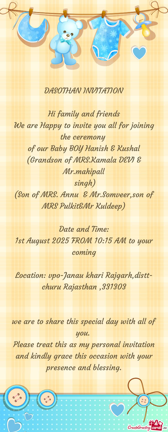 1st August 2025 FROM 10:15 AM to your coming