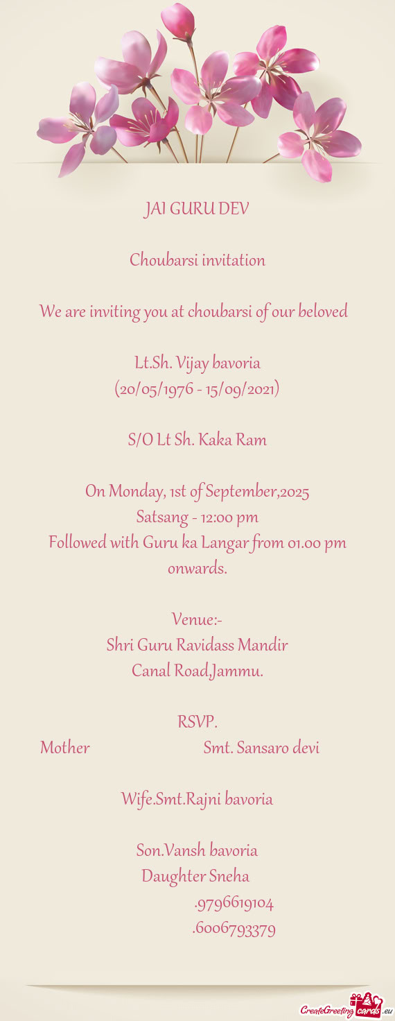 (20/05/1976 - 15/09/2021)