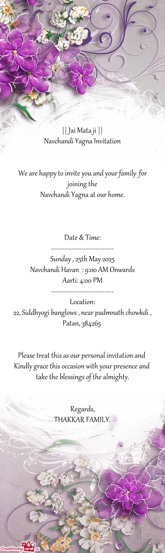 22, Siddhyogi banglows , near padmnath chowkdi , Patan, 384265