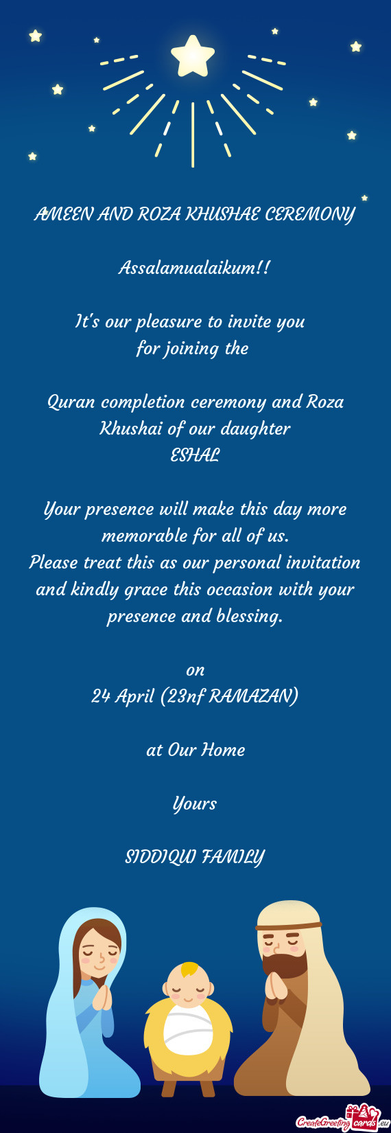 24 April (23nf RAMAZAN)