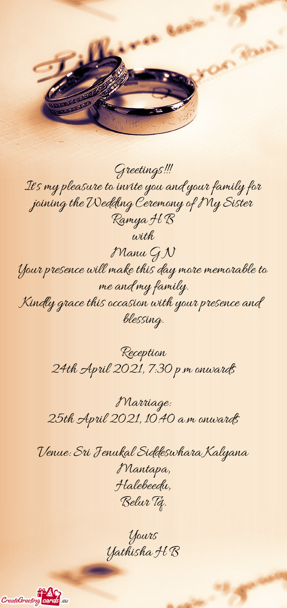 24th April 2021, 7:30 p.m onwards