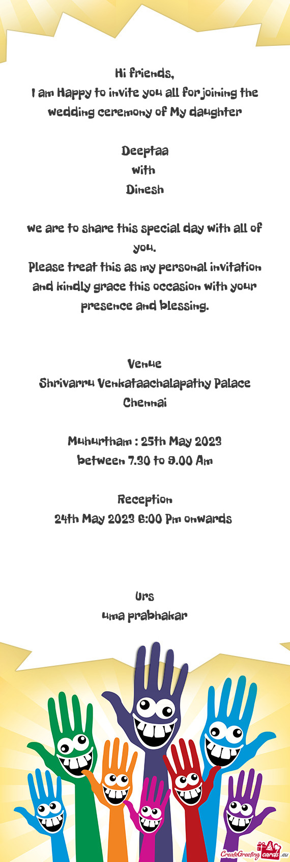 24th May 2023 6:00 Pm onwards