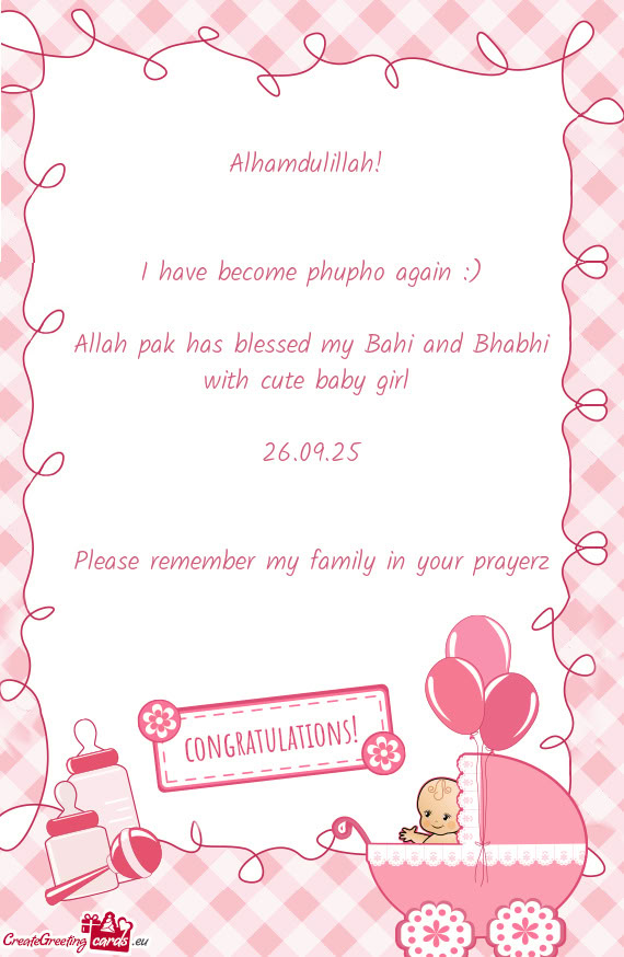 25  Please remember my family in your prayerz