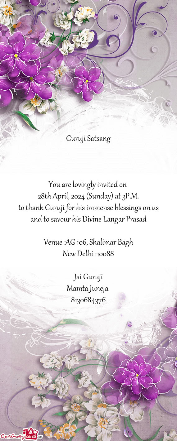 28th April, 2024 (Sunday) at 3P.M