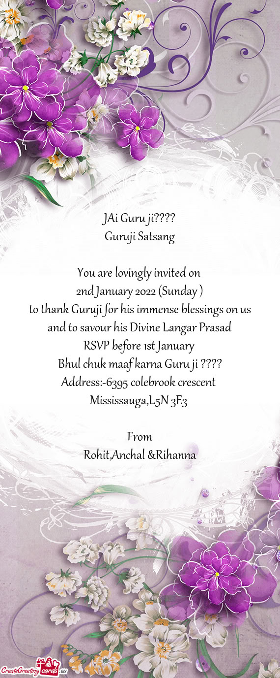 2nd January 2022 (Sunday )