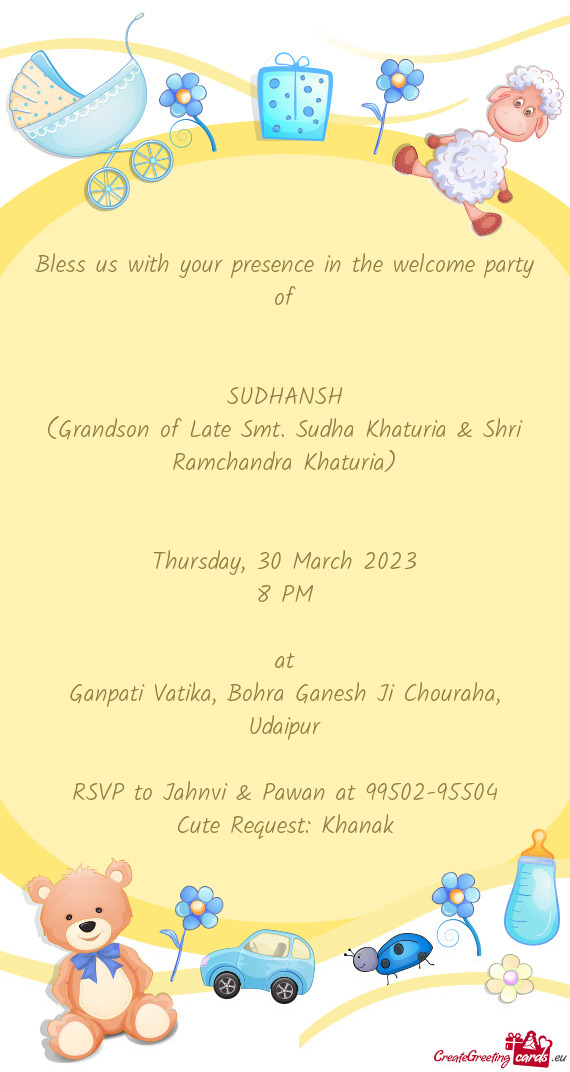 30 March 2023 8 PM at Ganpati Vatika