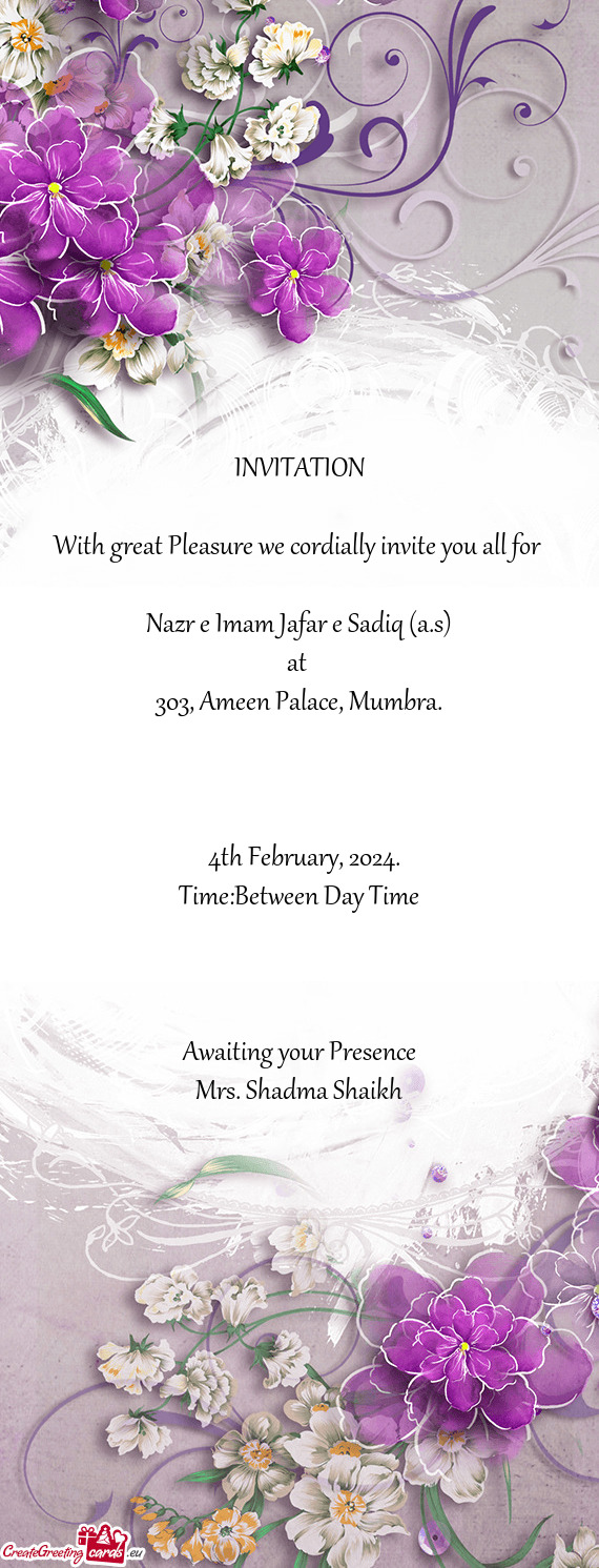 303, Ameen Palace, Mumbra