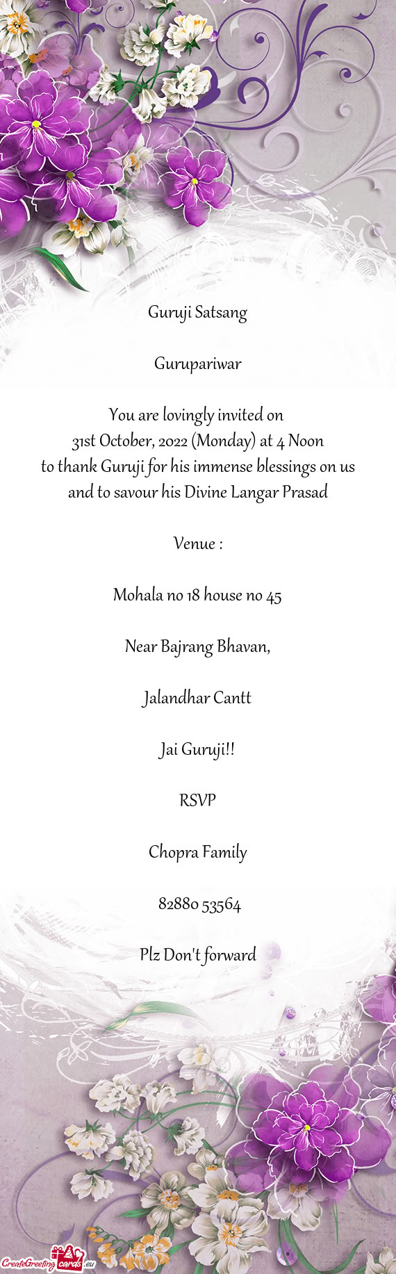 31st October, 2022 (Monday) at 4 Noon