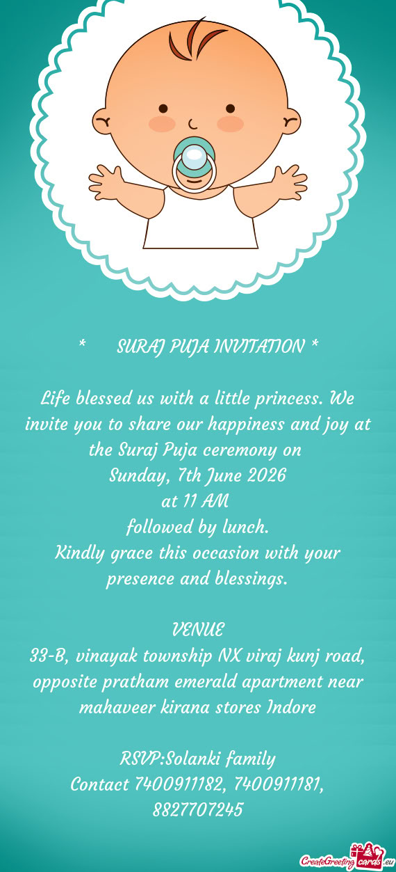 33-B, vinayak township NX viraj kunj road, opposite pratham emerald apartment near mahaveer kirana s