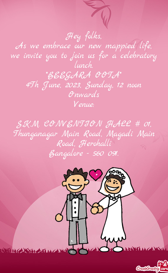 4Th June, 2023, Sunday, 12 noon Onwards