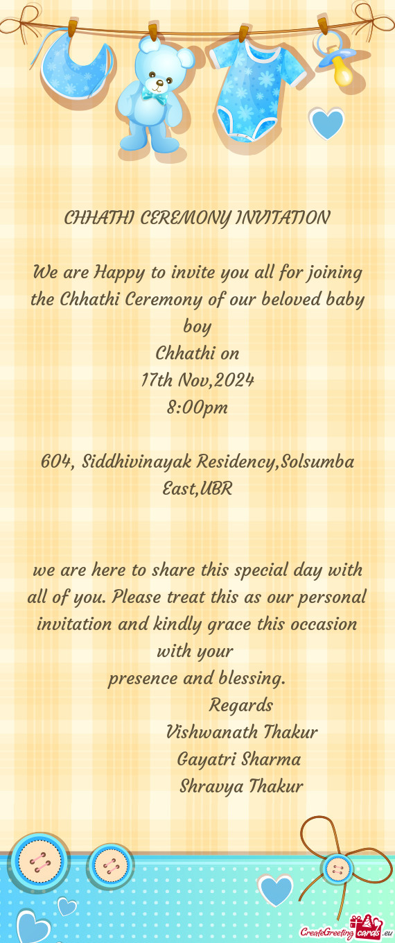 604, Siddhivinayak Residency,Solsumba East,UBR