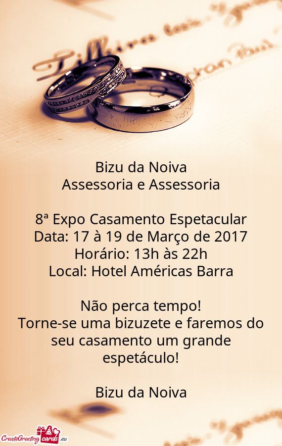 8ª Expo Casamento Espetacular