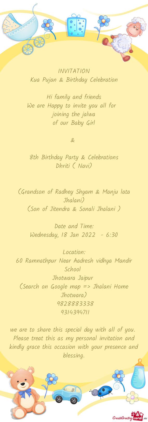 8th Birthday Party & Celebrations