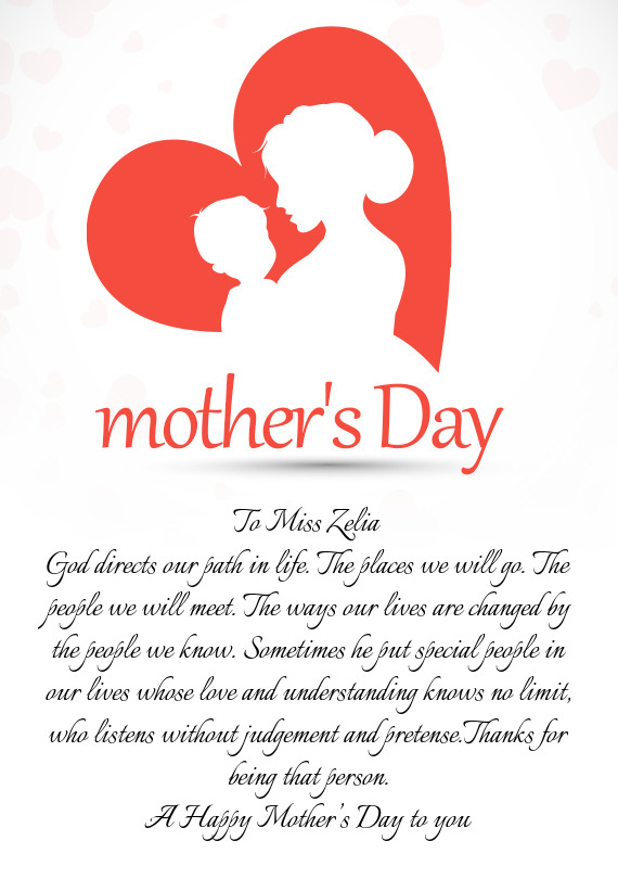 A Happy Mother’s Day to you