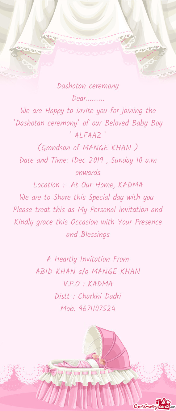 A Heartly Invitation From