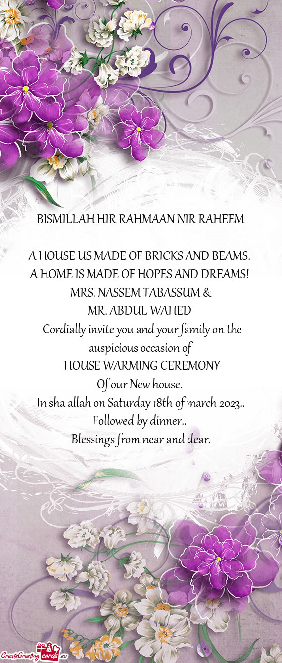 A HOUSE US MADE OF BRICKS AND BEAMS