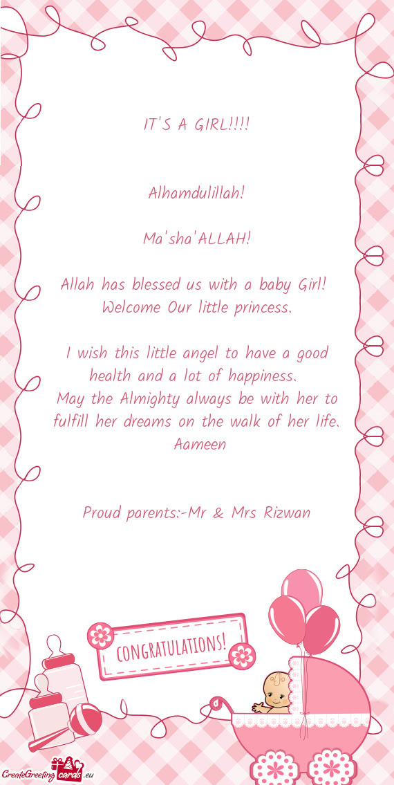 Aameen  Proud parents
