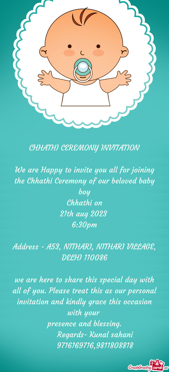 Address - A53, NITHARI, NITHARI VILLAGE, DELHI 110086