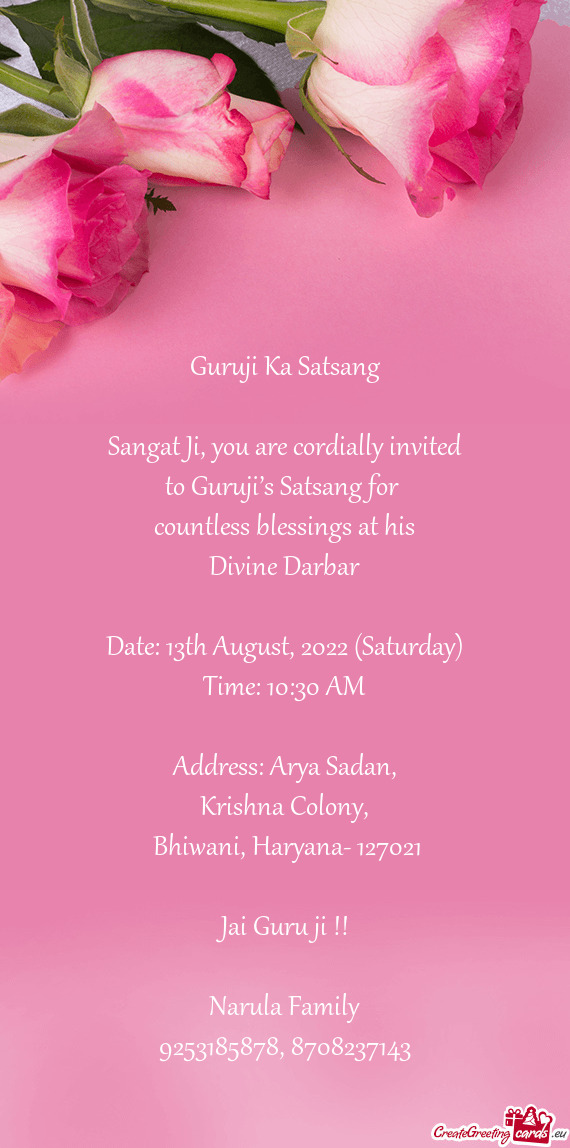 Address: Arya Sadan