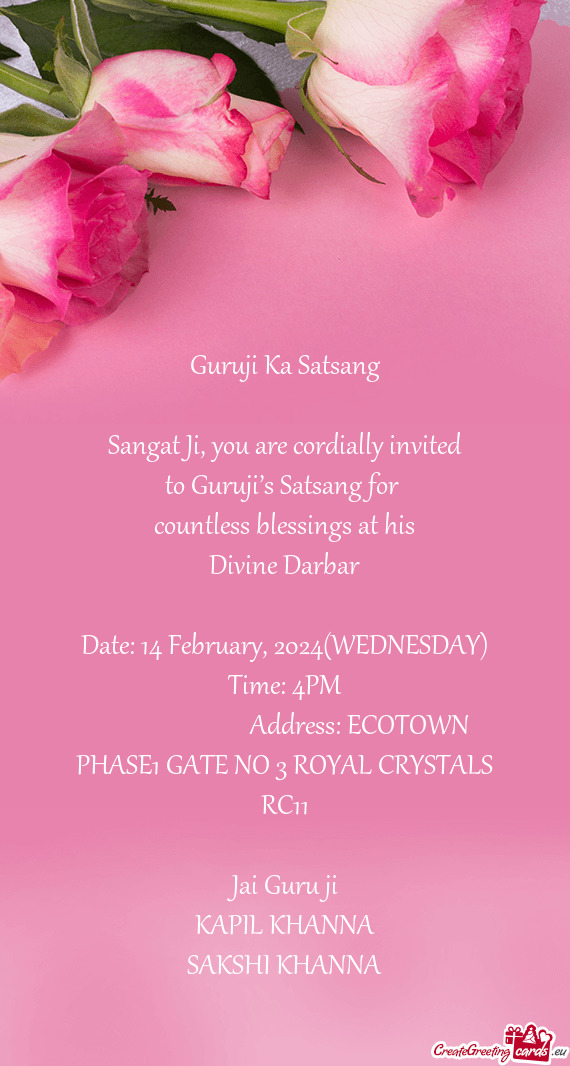 Address: ECOTOWN PHASE1 GATE NO 3 ROYAL CRYSTALS RC11