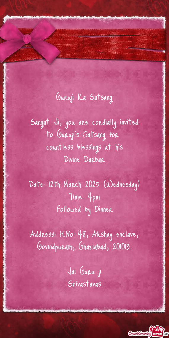 Address: H.No-48, Akshay enclave, Govindpuram, Ghaziabad, 201013