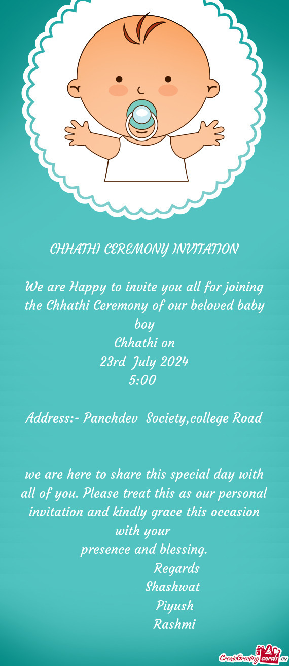 Address:- Panchdev Society,college Road