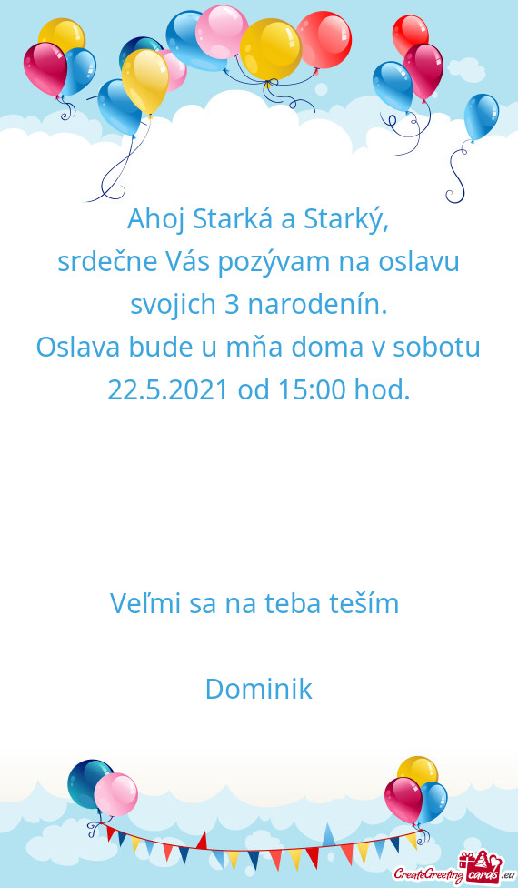 Ahoj Starká a Starký