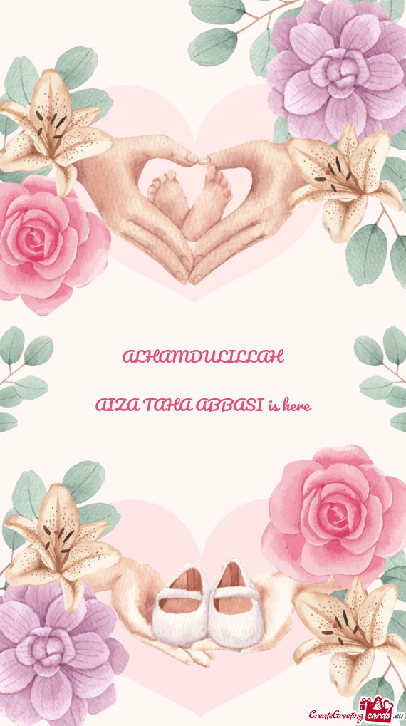 AIZA TAHA ABBASI is here