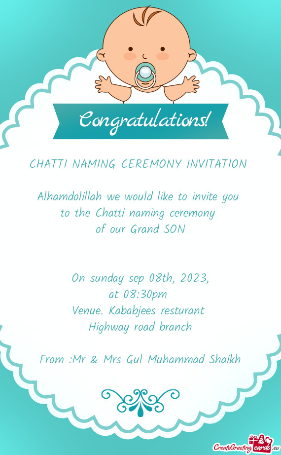 Alhamdolillah we would like to invite you