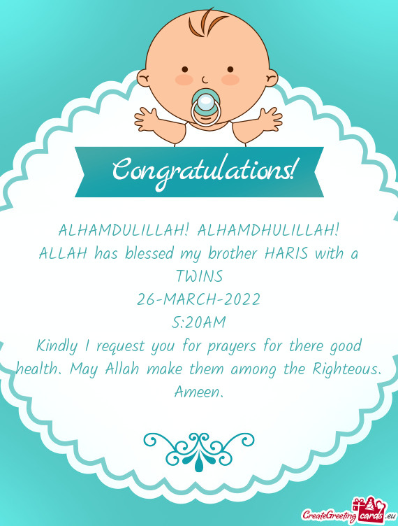 ALHAMDULILLAH! ALHAMDHULILLAH