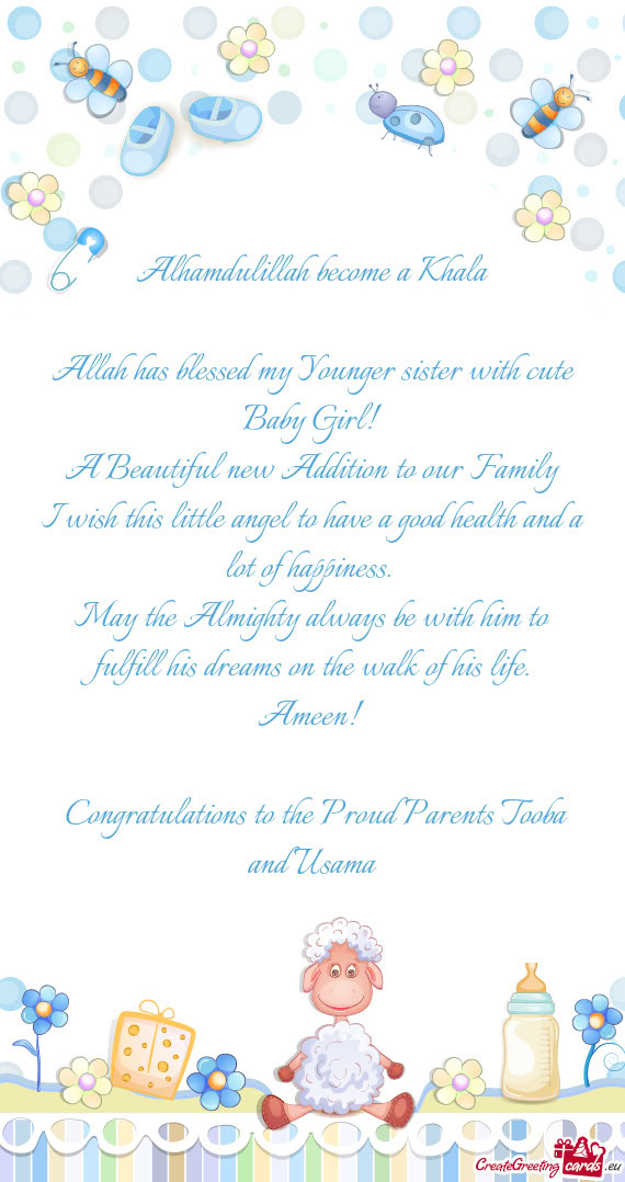 Alhamdulillah become a Khala