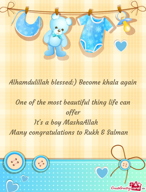 Alhamdulillah blessed:) Become khala again 😇❤️