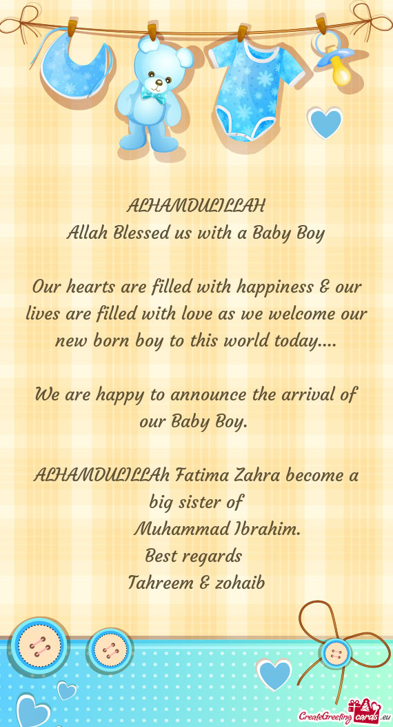 ALHAMDULILLAh Fatima Zahra become a big sister of