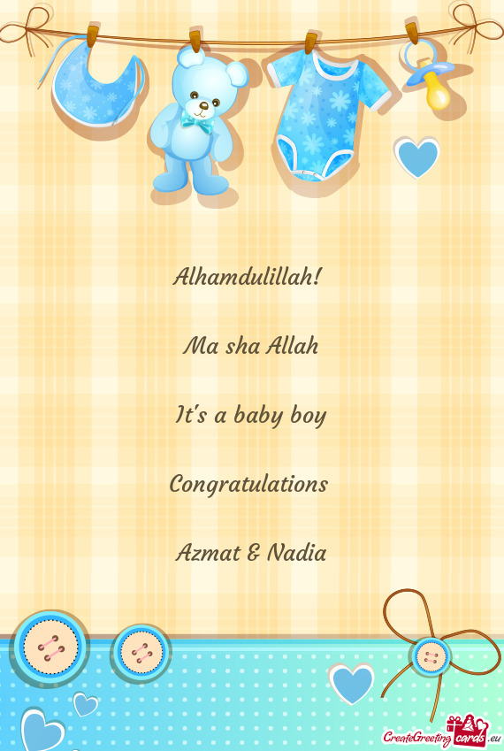 Alhamdulillah!  Ma sha Allah It