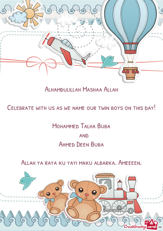 Alhamdulillah Mashaa Allah