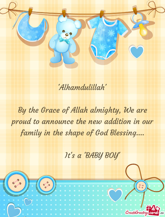 "Alhamdulillah"