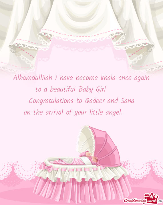 Alhamdullilah i have become khala once again to a beautiful Baby Girl❤️❤️