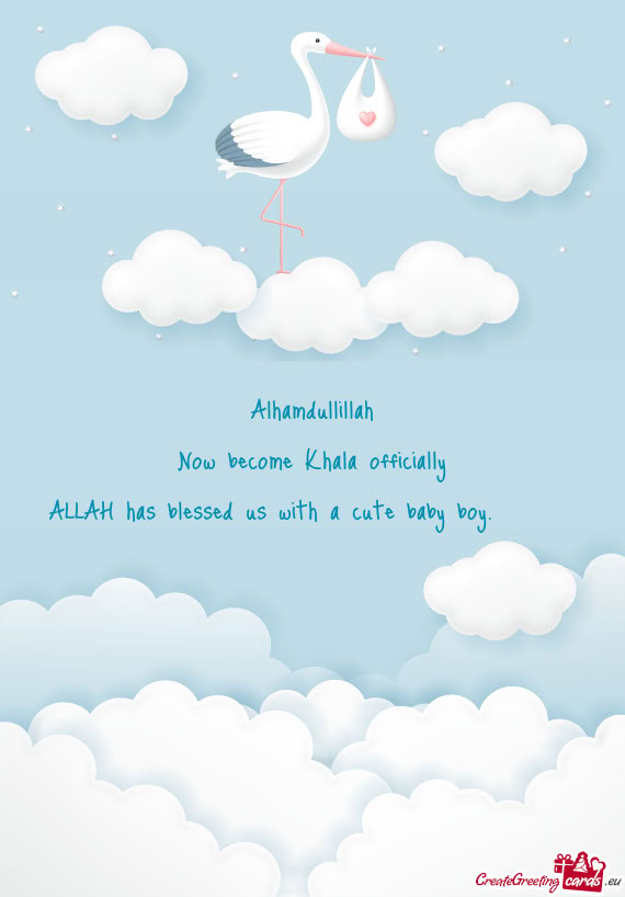 Alhamdullillah Now become Khala officially ALLAH has blessed us with a cute baby boy