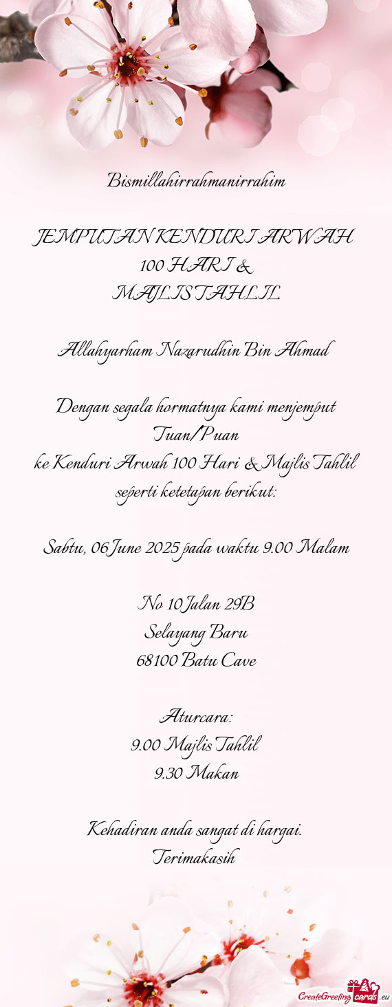 Allahyarham Nazarudhin Bin Ahmad