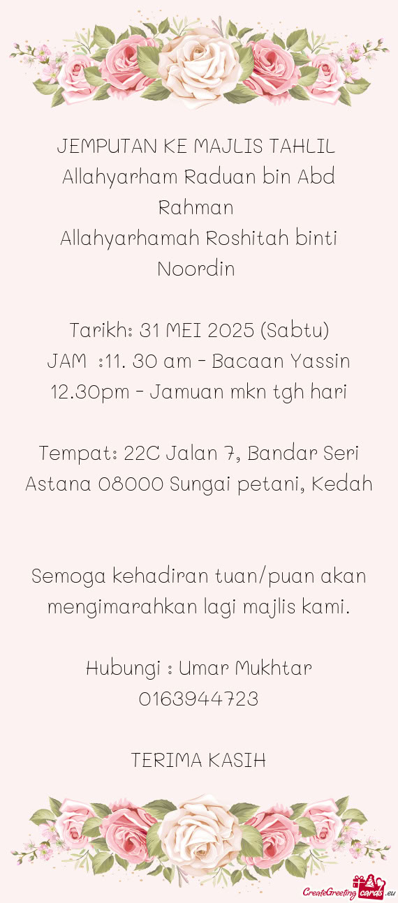 Allahyarham Raduan bin Abd Rahman