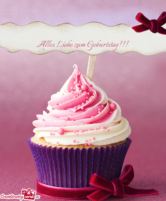 Alles Liebe zum Geburtstag!!!