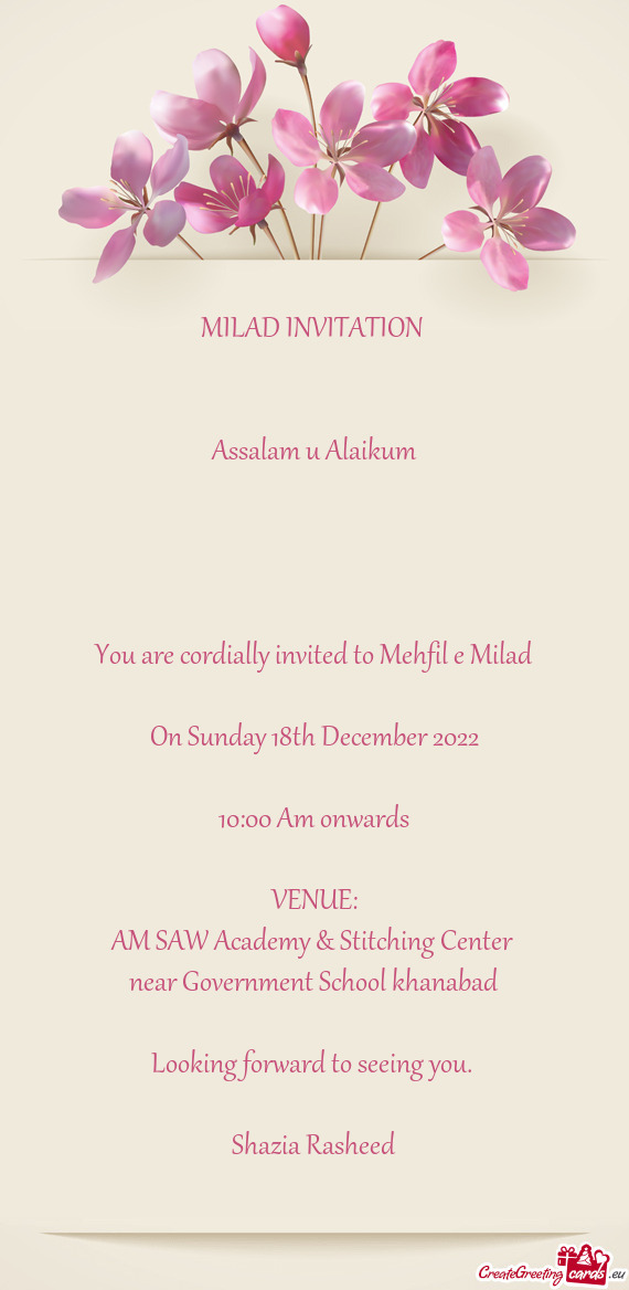 AM SAW Academy & Stitching Center