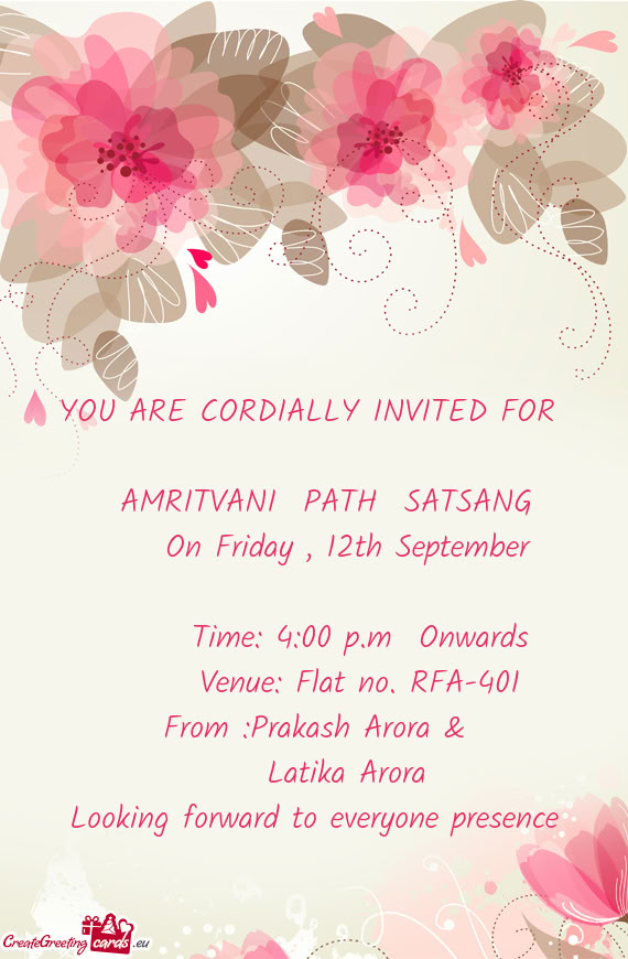 AMRITVANI PATH SATSANG